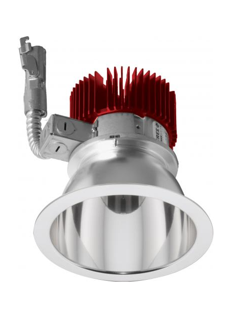 ELCO Lighting E410L1235C2 4" Reflector LED Light Engine Trims 12.8W, 3500K, 1250lm, 60 Deg, All Chrome Finish