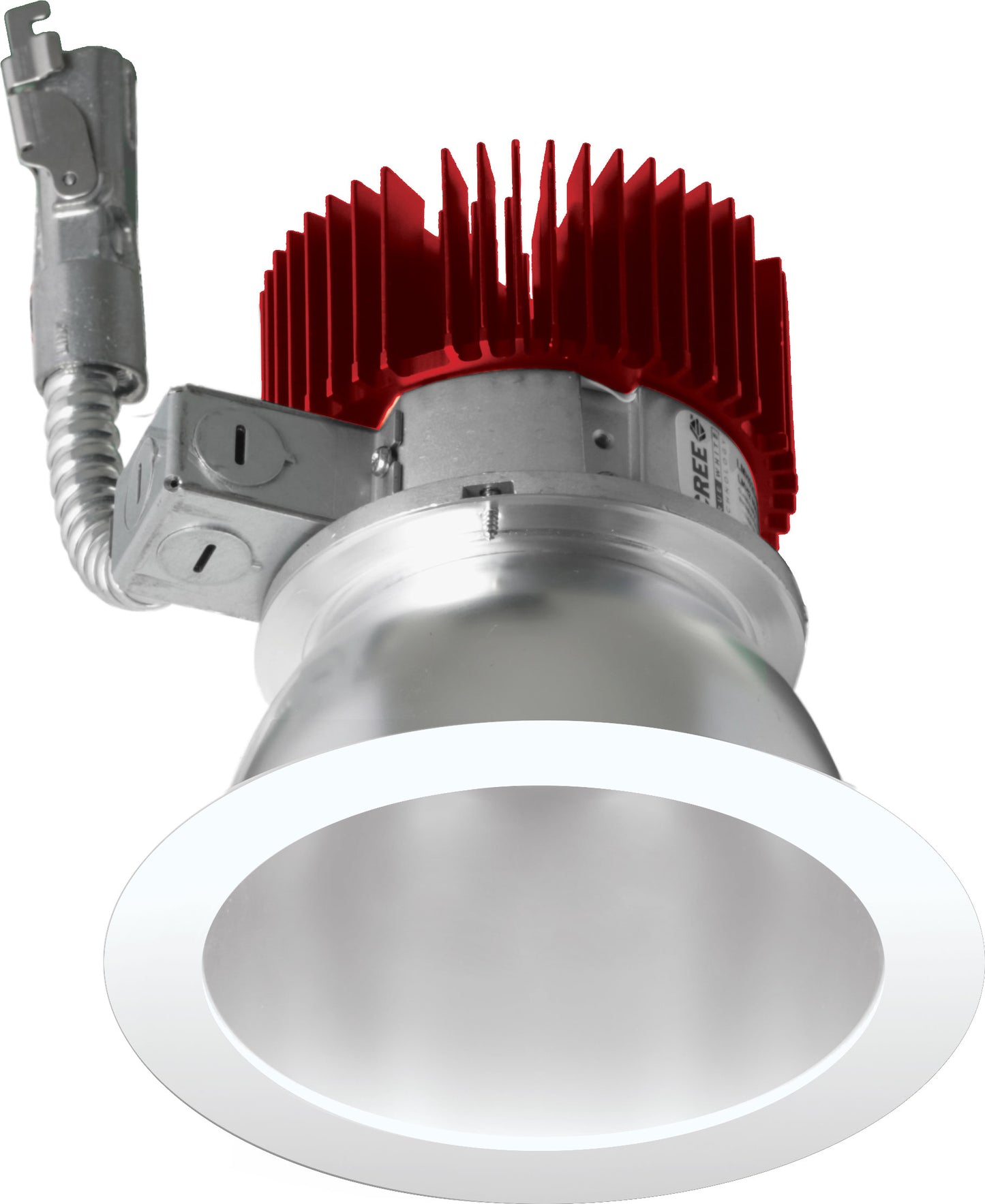 Elco Lighting E410L1640W2 4" Reflector LED Light Engine Trims, CCT 4000K, Lumens 1600 lm, Beam Angle 60 Degree, All White Finish