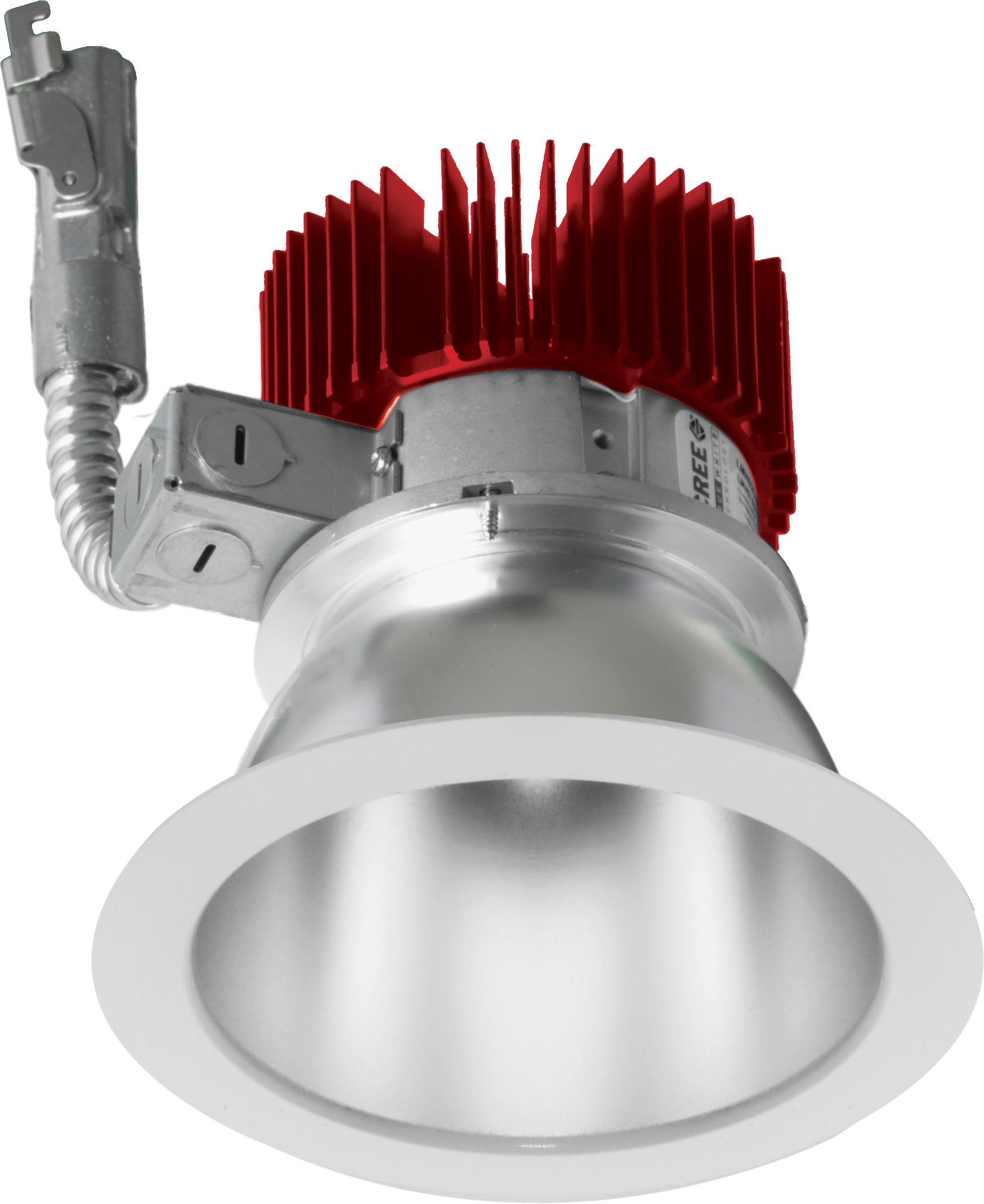 Elco Lighting E410L16SDHW 4" Reflector LED Light Engine Trims, CCT Sunset, Lumens 1600 lm, Beam Angle 60 Degree, Haze W/ White Finish