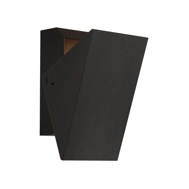 ET2 Contemporary Lighting E41331-BK Alumilux Tilt Small 5" LED Outdoor Wall Sconce Light - Color Temperature: 3000K - Finish: Black