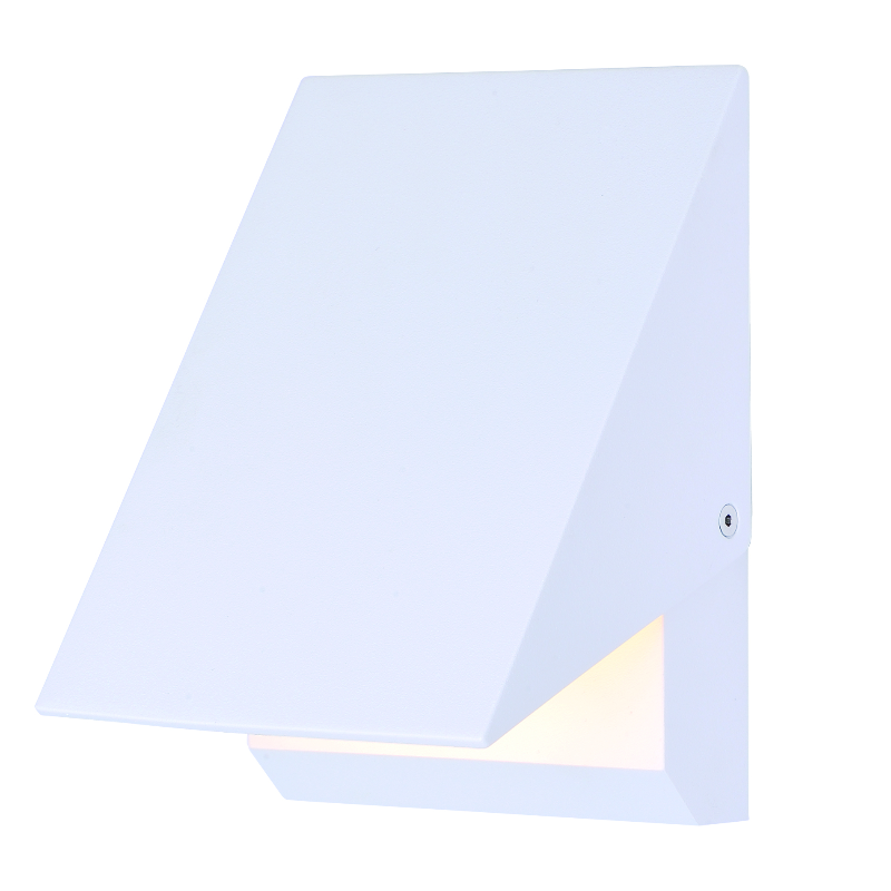 ET2 Contemporary Lighting E41333-WT Alumilux Tilt Tall 7" LED Outdoor Wall Sconce Light - Color Temperature: 3000K - Finish: White