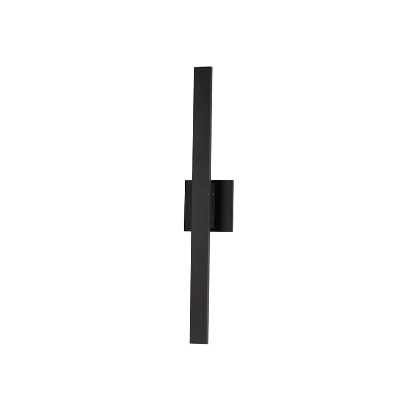 ET2 Contemporary Lighting E41343-BK Alumilux Line 2-Light 24" LED Outdoor Wall Sconce Light - Color Temperature: 3000K - Finish: Black