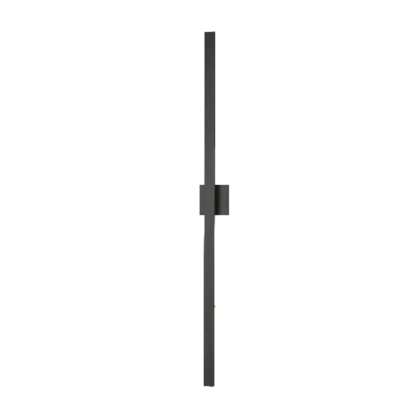 ET2 Contemporary Lighting E41344-BK Alumilux Line 2-Light 51" LED Outdoor Wall Sconce Light - Color Temperature: 3000K - Finish: Black