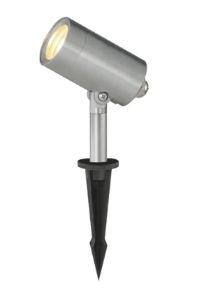 ET2 Contemporary Lighting E41351-SA Alumilux LED Landscape Spot Light, Color Temperature 3000K, Voltage 12V, Satin Aluminum Finish