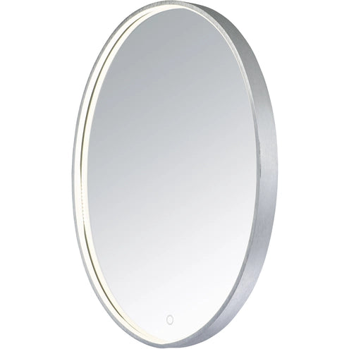 ET2 Contemporary Lighting E42012-90AL Mirror 29.5 X 23.75 inch Brushed Aluminum LED Mirror