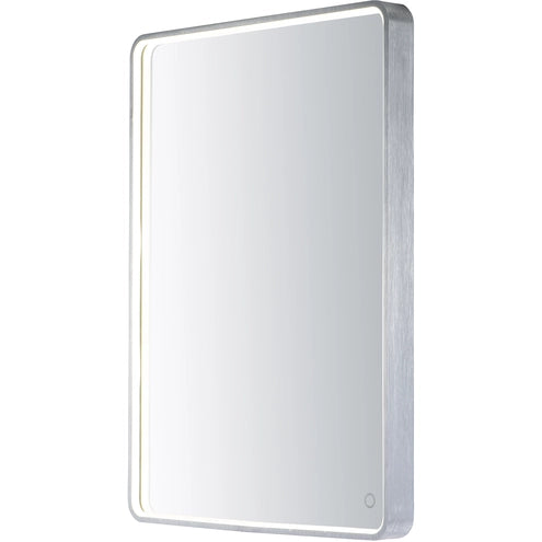 ET2 Contemporary Lighting E42014-90AL Mirror 31.5 X 23.75 inch Brushed Aluminum LED Mirror