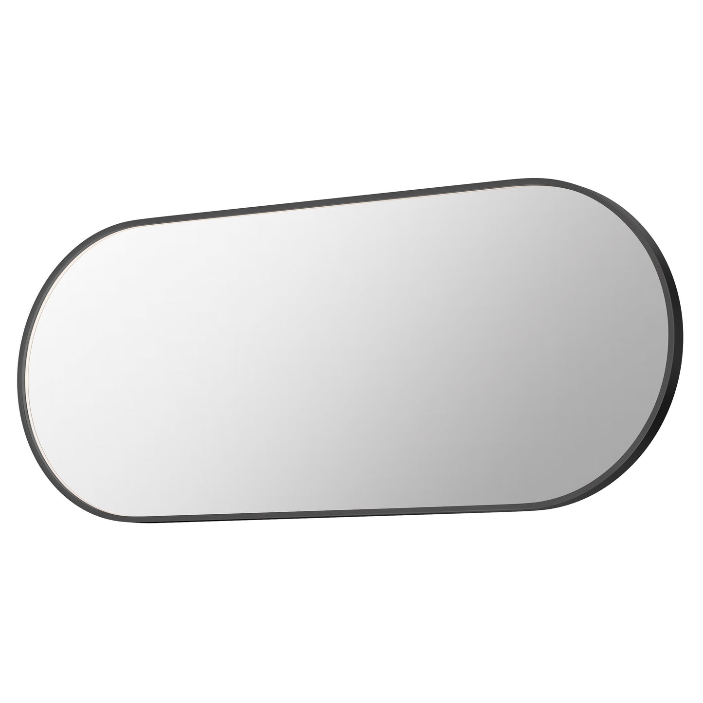 ET2 Contemporary Lighting E42072-BK Elisse Oval 28" x 68" Oval LED Mirror Light  - Color Temperature: 3000K - Finish: Black
