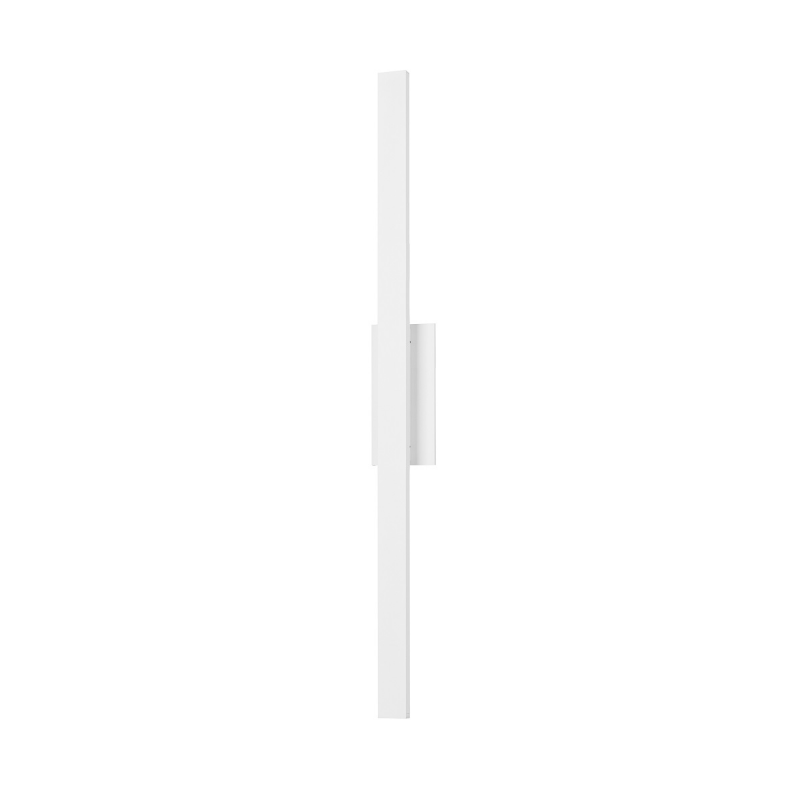 ET2 Contemporary Lighting E42344-WT Alumilux 51" 2-Light Line Tall LED Outdoor Wall Sconce Light - Color Temperature: 5CCT Selectable - Finish: White