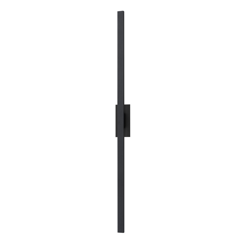 ET2 Contemporary Lighting E42348-BK Alumilux 96" 2-Light Line Tall LED Outdoor Wall Sconce Light - Color Temperature: 5CCT Selectable - Finish: Black