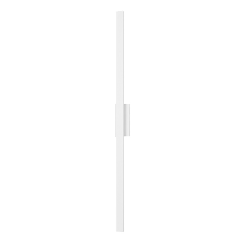 ET2 Contemporary Lighting E42348-WT Alumilux 96" 2-Light Line Tall LED Outdoor Wall Sconce Light - Color Temperature: 5CCT Selectable - Finish: White