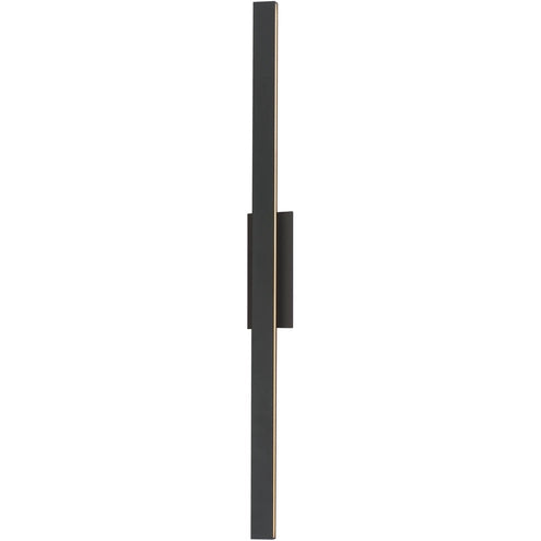 ET2 Contemporary Lighting E42364-BK Alumilux Sideline LED 4.75 inch Black Outdoor Wall Mount Light