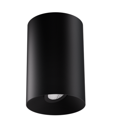 Elco Lighting E429FB-11SD 4" Koto Sylo™ Adjustable Surface Mount, Color Temperature Sunset, Lumens 1150 lm, Dimming Triac/ELV, Beam Angle 38° All Black