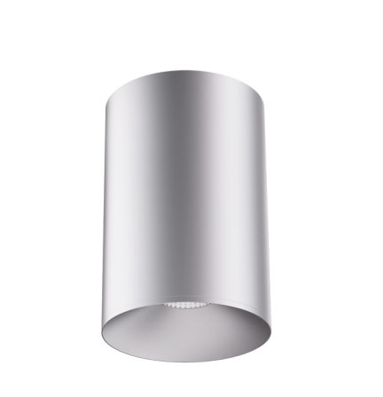 ELCO Lighting E42FS-09SD 4" Koto Sylo™ Surface Mount 10.5W, 950lm , SunsetK, All Sliver Finish