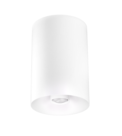 Elco Lighting E42FW-0740-FC 4" Sylo™ Surface Mount with Koto™ Focus Module, Color Temperature 4000K, Lumens 860 lm, Adjustable Beam Angle 18° - 50°, All White