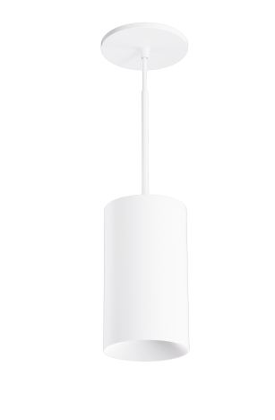 Elco Lighting E42PW-1124 4″ Koto Sylo™ Pendant, Color Temperature 2400K, Lumens 1060 lm, Dimming Triac/ELV, Beam Angle 38°, All White