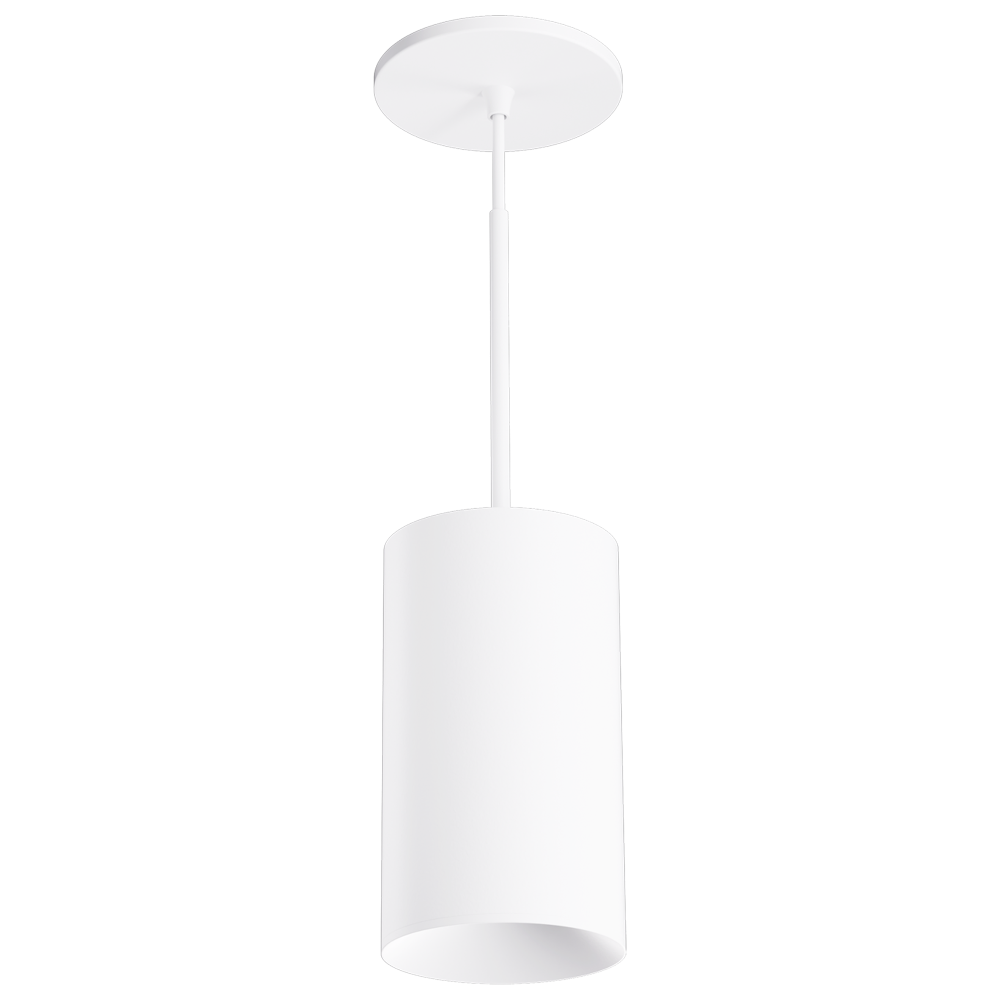 Elco Lighting E42PW-2030-W Koto Sylo™ Pendant Ceiling Light - 2000 Lumens - CCT: 3000K - Beam Angle: 60º - Stem Length: Standard - Finish: All White