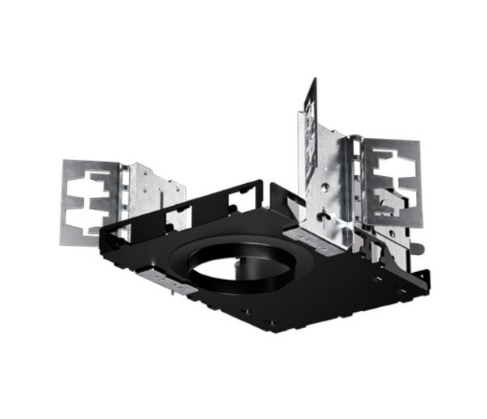 Elco Lighting E4CKTAF15DX-EM 4 Inch New Construction Architectural Frame Housing with 90 Minute Emergency Battery Backup, 1500 Lumens, 14W