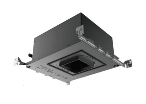 Visual Comfort Architectural E4PSF-L129304AN 4" Square Flanged Adjustable New Construction Housing, Color Temperature 3000K, Wattage 12W, Beam Angle 40°, Housing Non-IC Airtight