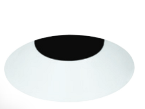 Visual Comfort Architectural E4RFF-OW Element 4" Round Trim, Ceiling: Flanged up to 1" Ceiling Thickness, Style: Flat, Aperture:No Lens, Finish: White