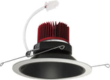 Elco Lighting E610C1230B 6" LED Light Engine with Reflector Trim - 12.88 Watt - 1250 Lumens - Color Temp. 3000K - Black with White Trim