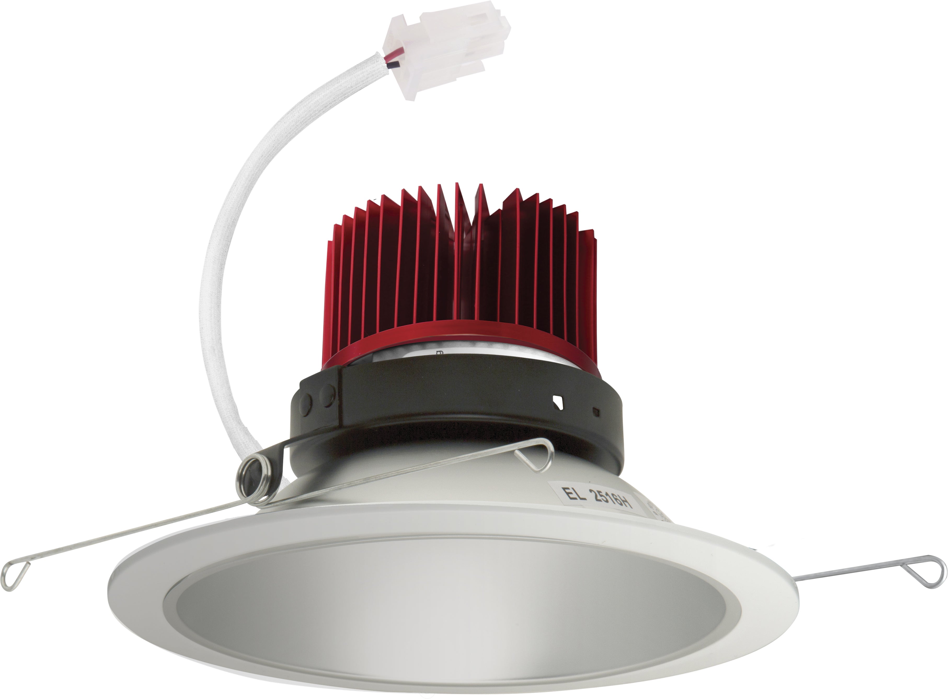 Elco Lighting E610C1240HW 6" LED Light Engine with Reflector Trim - 12.88W - 1250 lm - 4000K - 60° - Haze With White Ring