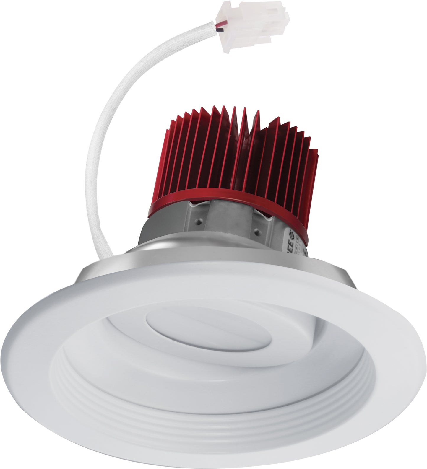Elco Lighting E616C2030W2-N 6″ LED Light Engine with Adjustable Baffle Trim – 8.76W-20.6W – 2000 lm – 3000K – 24° Beam – Dimmable – White – Gen 2
