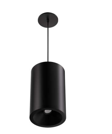 Elco Lighting E629PB-0327 6″ Koto Sylo™ Adjustable Pendant, Color Temperature 2700K, Lumens 350 lm, Beam Angle 38°, All Black