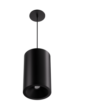 Elco Lighting E629PB-0730 6″ Koto Sylo™ Adjustable Pendant, Color Temperature 3000K, Lumens 750 lm, Beam Angle 38°, All Black