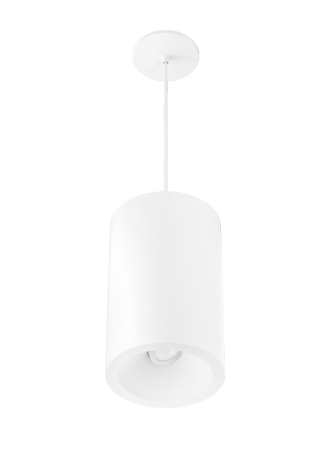 Elco Lighting E629PW-0324 6″ Koto Sylo™ Adjustable Pendant, Color Temperature 2400K, Lumens 350 lm, Dimming Triac/ELV, Beam Angle 38°, All White