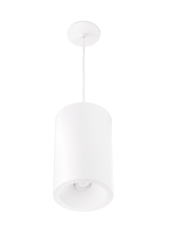 Elco Lighting E629PW-1540 6″ Koto Sylo™ Adjustable Pendant, Color Temperature 4000K, Lumens 1500 lm, Beam Angle 38°, All White