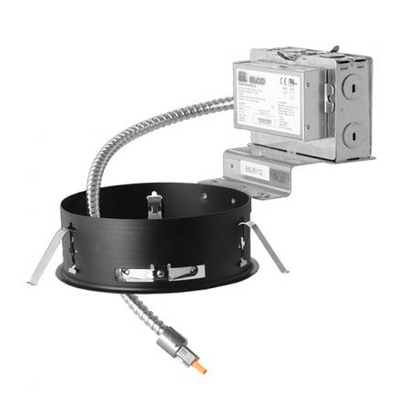 Elco Lighting E6LRU12D2-EM2 6" Remodel Frame with Driver, Lumens 1250 lm, Voltage 120-277V, Gen 2, Dimming Triac/ELV/0-10V, 12W Emer. Backup