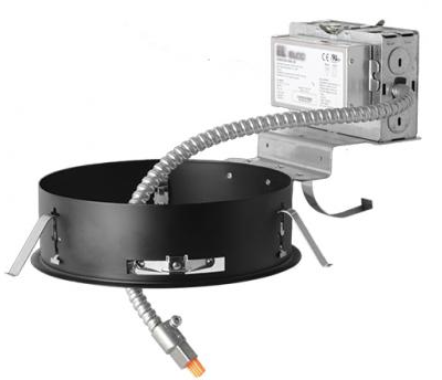 Elco Lighting E8LRU16D2-EM2 8" Remodel Frame with Driver, Voltage 120/277V, Lumens 1600lm, Dimming Triac/ELV/0-10V,  Gen 2, 12W Emergency Backup