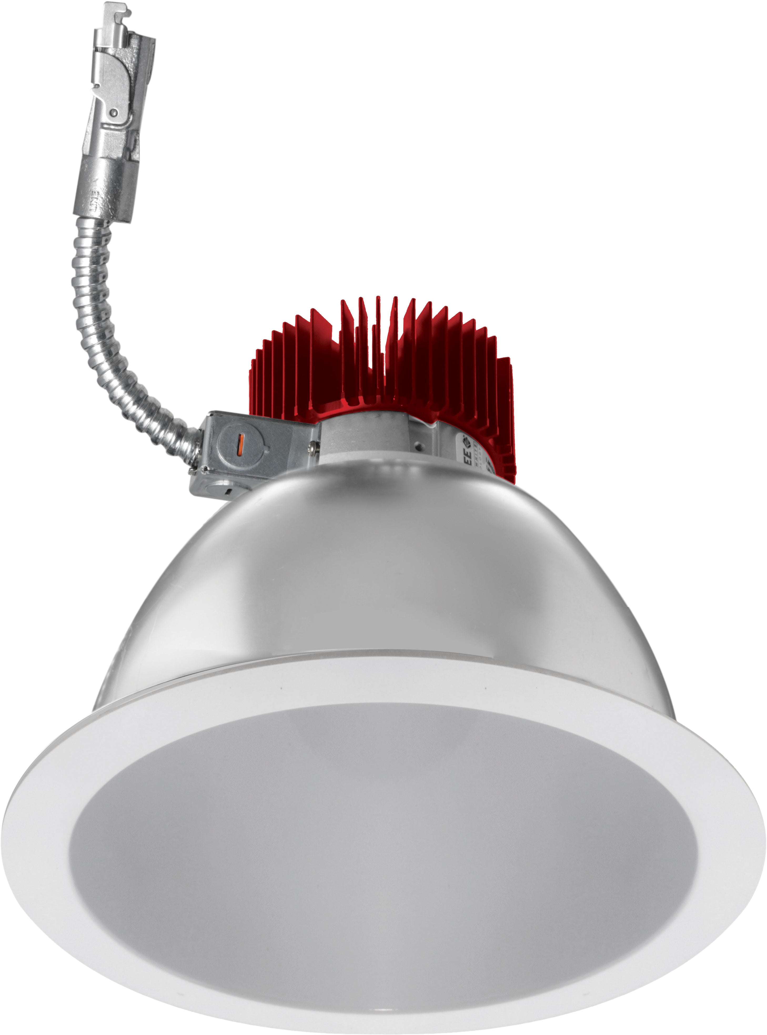 Elco Lighting E910L1230W2 9" Adjustable LED Light Engine Trims, 1250 lm, 3000K CCT, Beam Angle 60°, 2 Generation, All White Finish