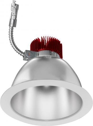Elco Lighting E910L4050HW2 9" Reflector LED Light Engine Trims, 4000 lm, 5000K CCT, Gen 2, Beam Angle 60 Degree, Haze with White Trim Finish