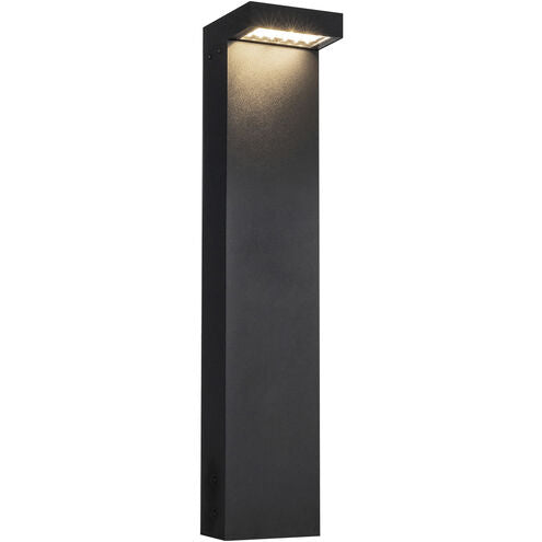 Kuzco Lighting EB45624-BK-UNV Evans Contemporary LED Bollard Exterior Residential Landscape Lighting Black Finish