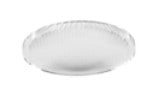 Eurofase Lighting ECO1R01RF1035FFRWH Small Aperture Trumpet Shaped Recessed Downlight With White Mount Ring, CCT 3500K, Black Frosted Diffusers