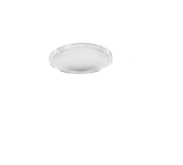 Eurofase Lighting ECO1R01RF15DTWMFRBK Small Aperture Round Trumpet Shaped Recessed Fixed Downlight With Black Surface Mount Ring, Wattage 15W, CCT Dim to Warm, Beam Angle Medium 24°, Frosted Diffuser, Black Finish