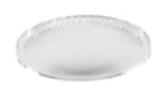 Eurofase Lighting ECO1R01RF1530MFRBK Small Aperture Trumpet Shaped Recessed Downlight With Black Mount Ring, CCT 3000K, Black Frosted Diffusers