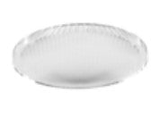 Eurofase Lighting ECO1R02RF1040WFRBK Small Aperture Trumpet Shaped Recessed Downlight With Black Mount Ring, CCT 4000K, White Frosted Diffusers