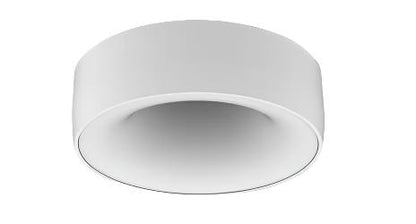 Eurofase Lighting ECO1R02RF1530WCLBS Small Aperture Trumpet Shaped Recessed Downlight With Brass Mount Ring, CCT 3000K, White Clear Diffusers