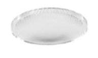 Eurofase Lighting ECO1RT01RF1040WFR Small Aperture Recessed Round Trim Trumpet Shaped Downlight, CCT 4000K, Black Frosted Diffusers