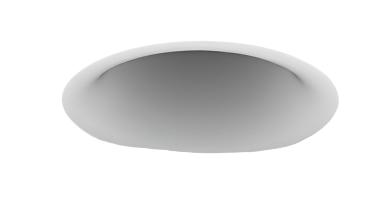 Eurofase Lighting ECO1RT02RF1530FCL Small Aperture Recessed Round Trim Trumpet Shaped Downlight, CCT 3000K, White Clear Finish