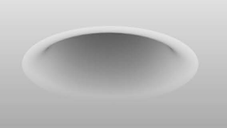 Eurofase Lighting ECO1RTL02RF1035WFR Small Aperture Round Trumpet Shaped Recessed Round Trimless Downlight, Wattage 10W, CCT 3500K, Beam Angle Wide 38°, Frosted Diffuser, White Finish