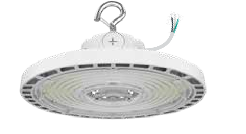 EnvisionLED ECV-RHB3-3P150-40/50K-WH-UNV-6 LED UFO High Bay Light, 120-277V, Wattage 150/120/100w, CCT 40/50K White Finish