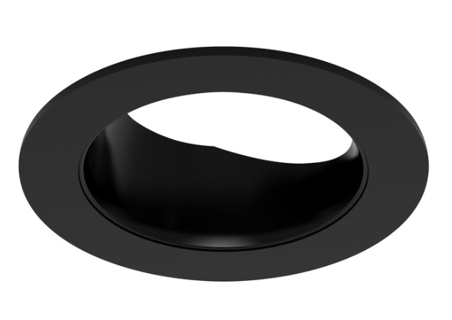 CSL Lighting ED3-RASTBK ECO 3in Round Adjustable Trim, Black Finish