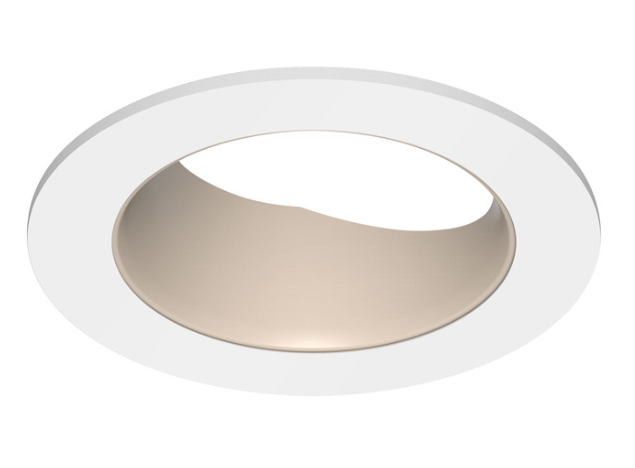 CSL Lighting ED3-RASTCW ECO 3in Round Adjustable Trim, Champagne / White Finish