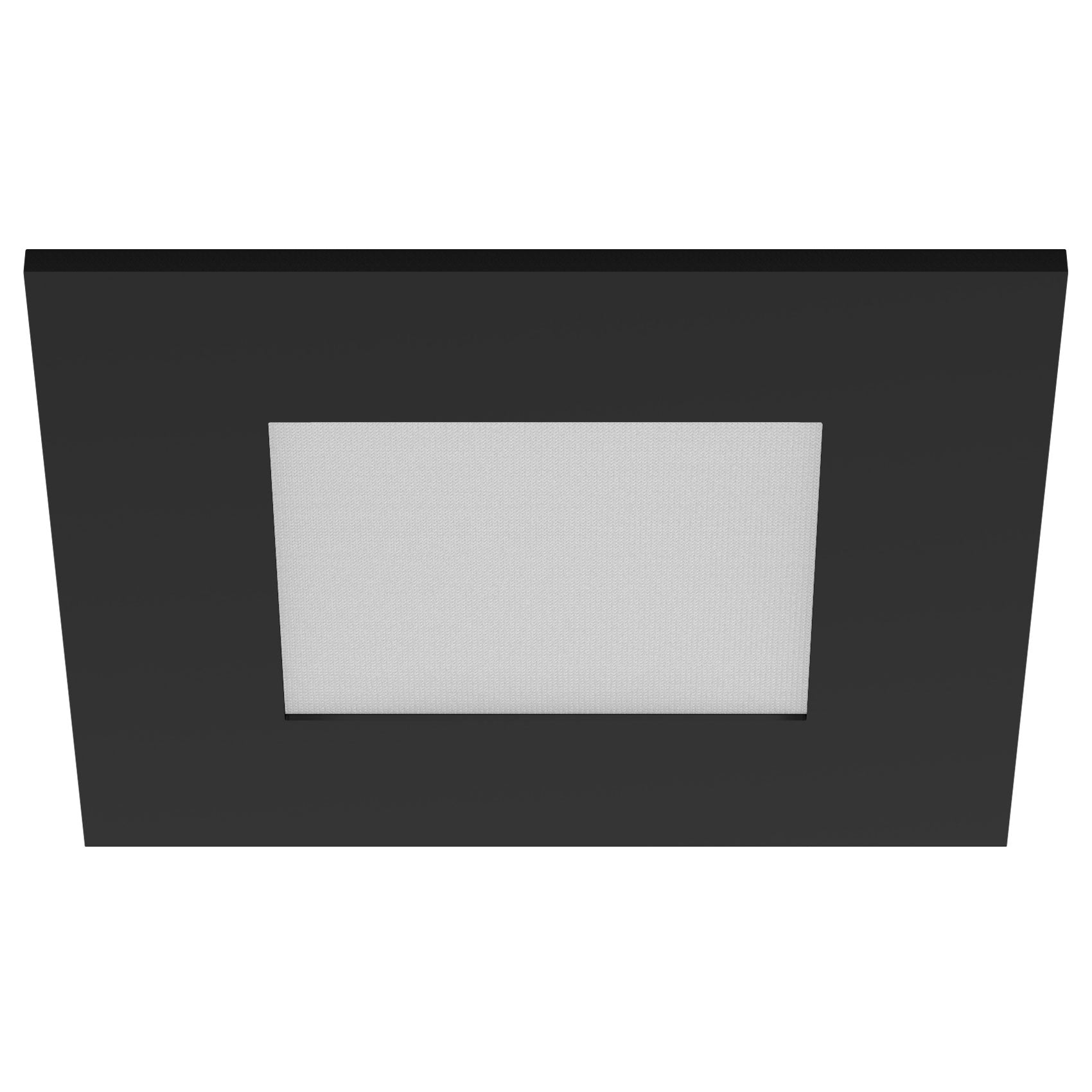 CSL Lighting ED3-SFWLBK ECO 3in Square Wet Location Trim, Black Finish