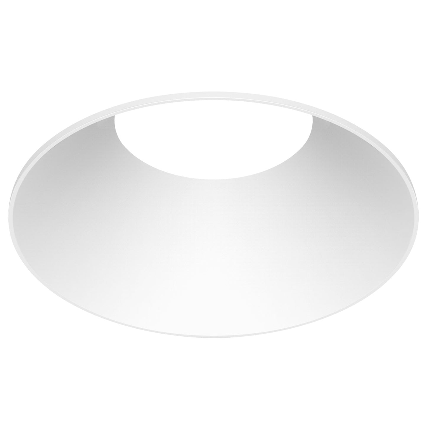 CSL Lighting ED5-KRFSTWT ECO 5in Round Fixed Flangeless Downlight Trim, White Finish