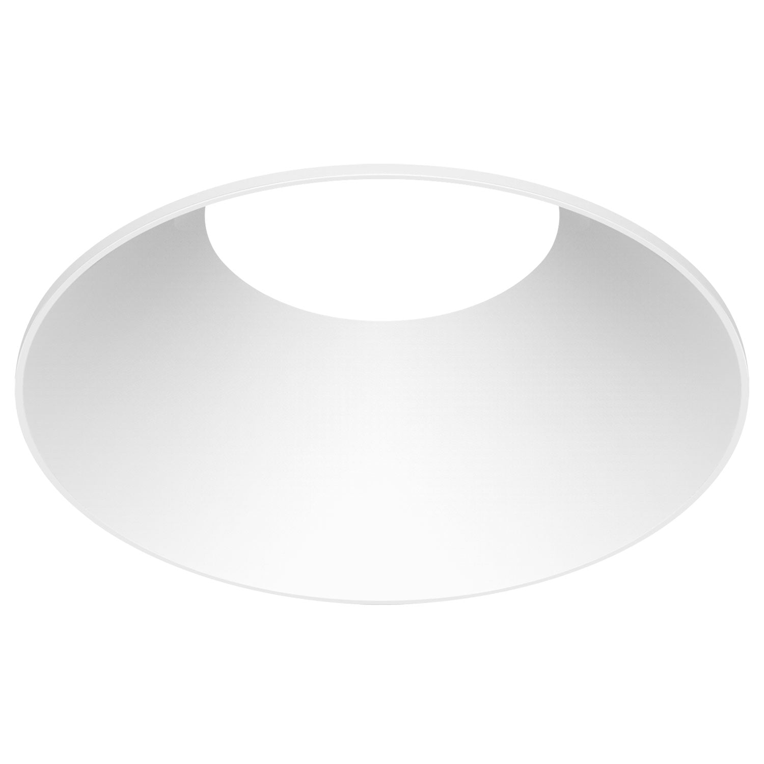 CSL Lighting ED5-KRFSTWT ECO 5in Round Fixed Flangeless Downlight Trim, White Finish