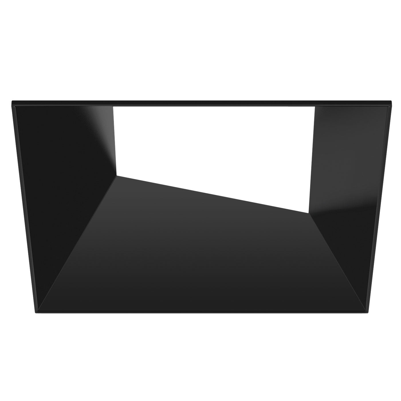 CSL Lighting ED5-KSASTBK ECO 5in Square Adjustable Flangeless Trim, Black Finish